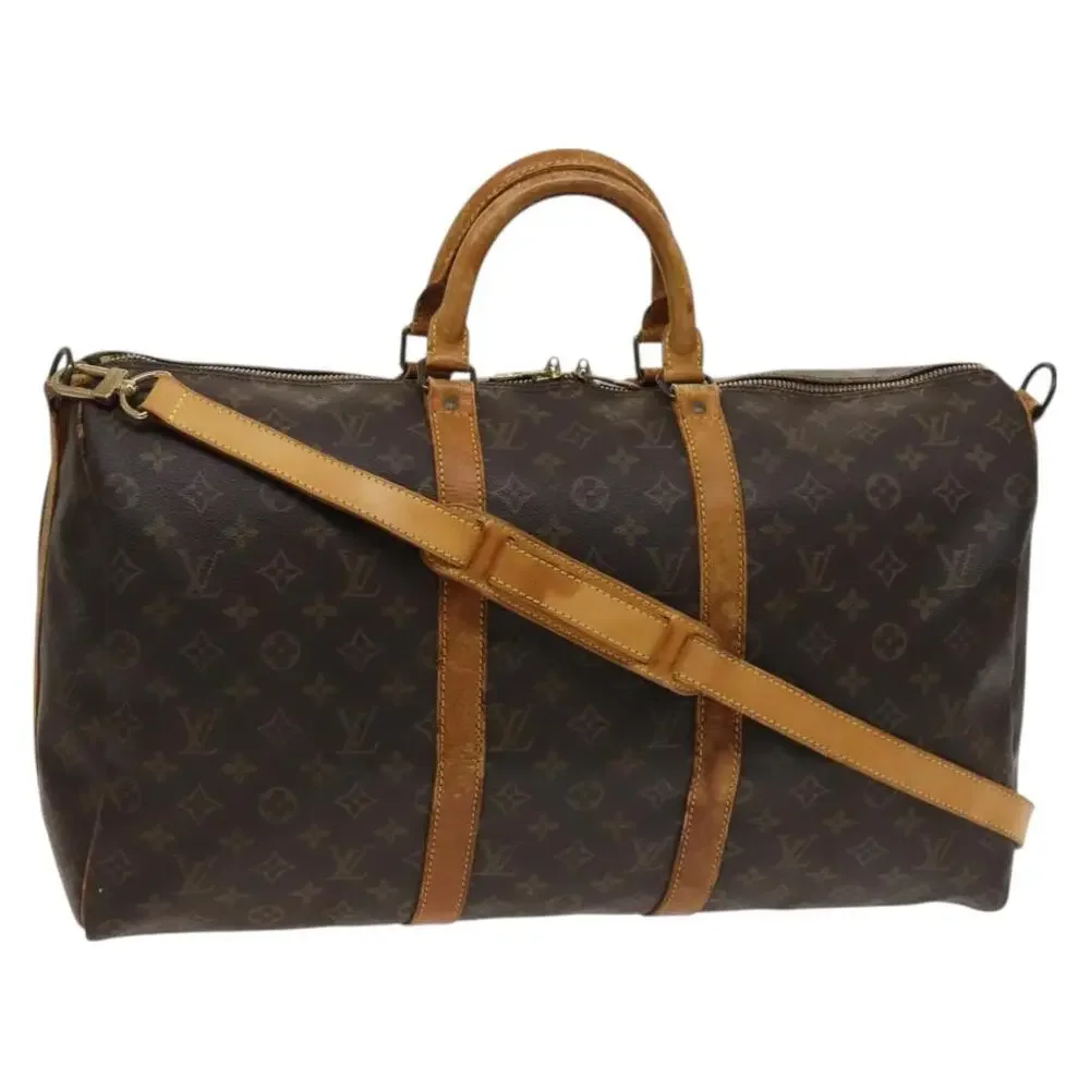 LOUIS VUITTON Monogram Keepall Bandouliere 50 Boston Bag M41416